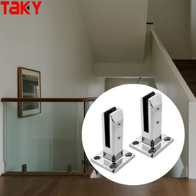 Guter Preis Verstellbare 8-12MM Quadratische Edelstahl Bolzen-Spigot Glasgeländerklemme Online