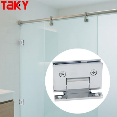 Guter Preis Lieferant 90-Grad-Wandmontage, gerahmte 8-12 mm Glas-Duschabtür-H-Plattenscharnier Online