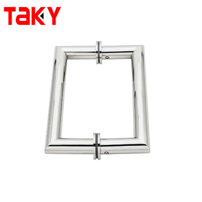 Guter Preis SS304 Edelstahl-Glas Türziehgriff mit 203*203*19*1,0mm Größe und modernem Design für Dusche und Bad Online