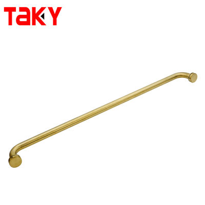 Guter Preis Goldfarbener Handtuchhalter im neuen Stil, einseitiger Edelstahl-Duschglas-Türgriff Online