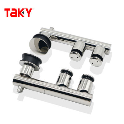 Guter Preis Rahmenlose Glas-Mobile-Hänge-Gleitrollen-Räder, Glas-Schiebebeschläge Online