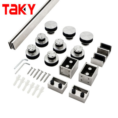 Guter Preis Moderne Glasbeschläge, Türsystem aus gehärtetem Glas, rahmenlose Duschschiebetürbeschläge aus Edelstahl Online