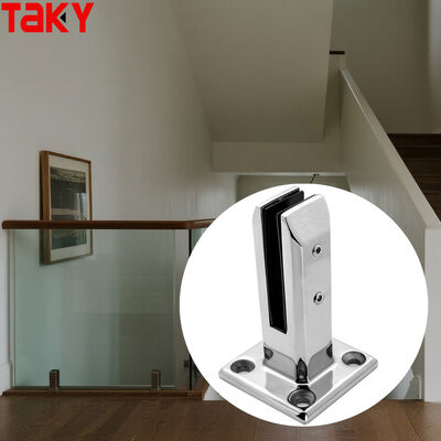 Edelstahl 316 rahmenlose Glasgeländerklemme für 8-12mm Glasstärke