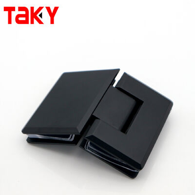 Guter Preis Rahmenlose 135-Grad-Duschtürbeschläge aus Edelstahl, Glastürscharnier in Schwarz Online