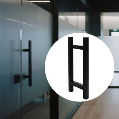 Guter Preis Moderne Duschglastürgriff aus SS304 Edelstahl mit den Maßen 203*203*19*1,0mm und polierter Oberfläche Online