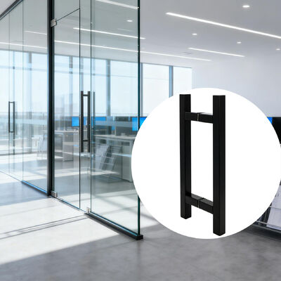 Edelstahl-Push-Pull-Türgriff in handelsüblicher Qualität, modernes Design in H-Form für Hotels