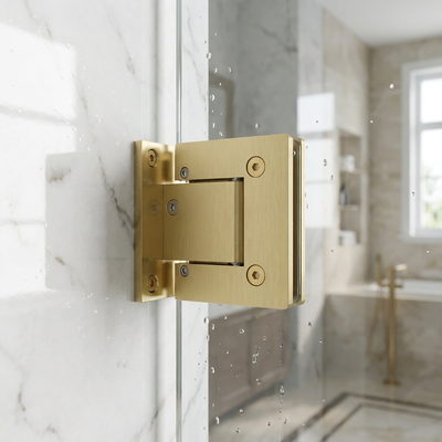 Guter Preis Badezimmer-Glastürscharnier aus Edelstahl 304, selbstschließend, verstellbar, 90-Grad-Schließung Online